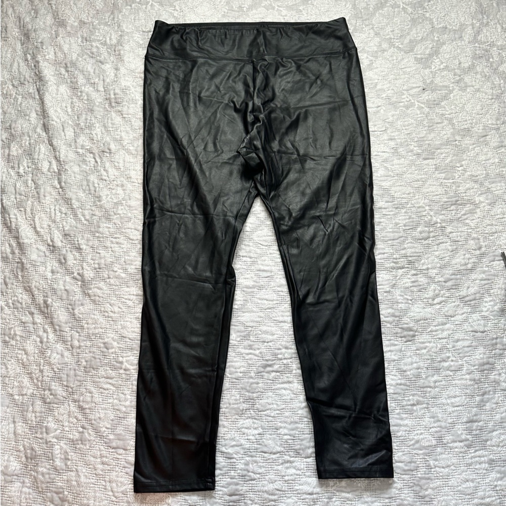 Wild Fable Black Faux Leather Pants